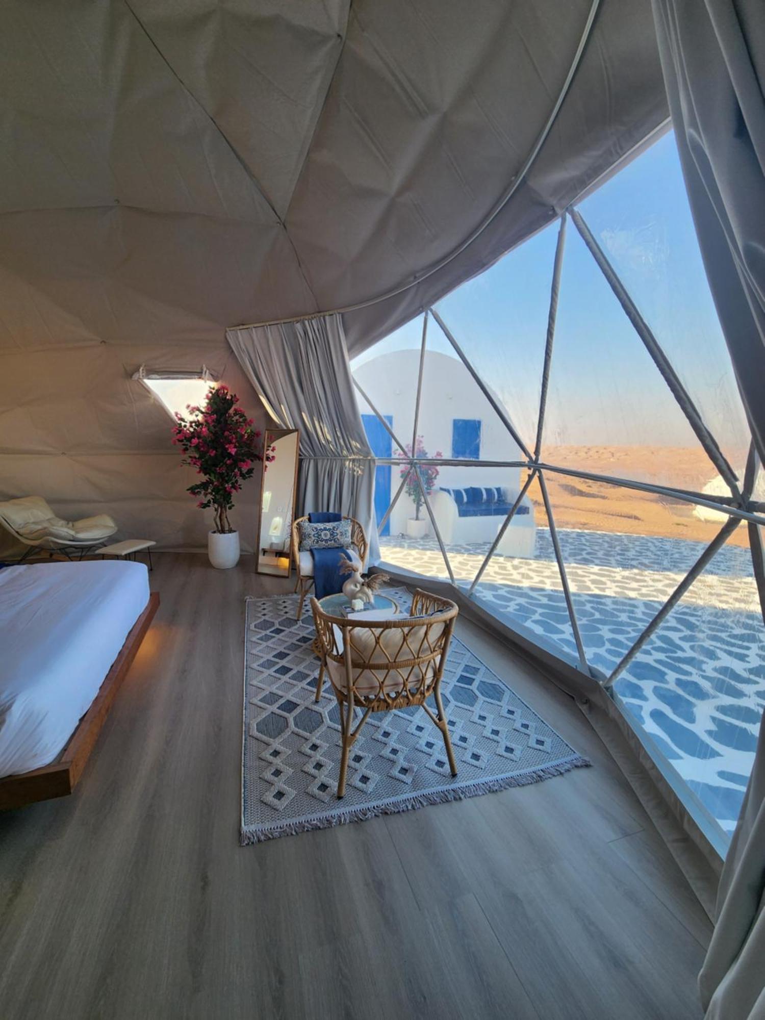 Bubbles Domes Private Cmp Hotell Al Wāşil Rom bilde