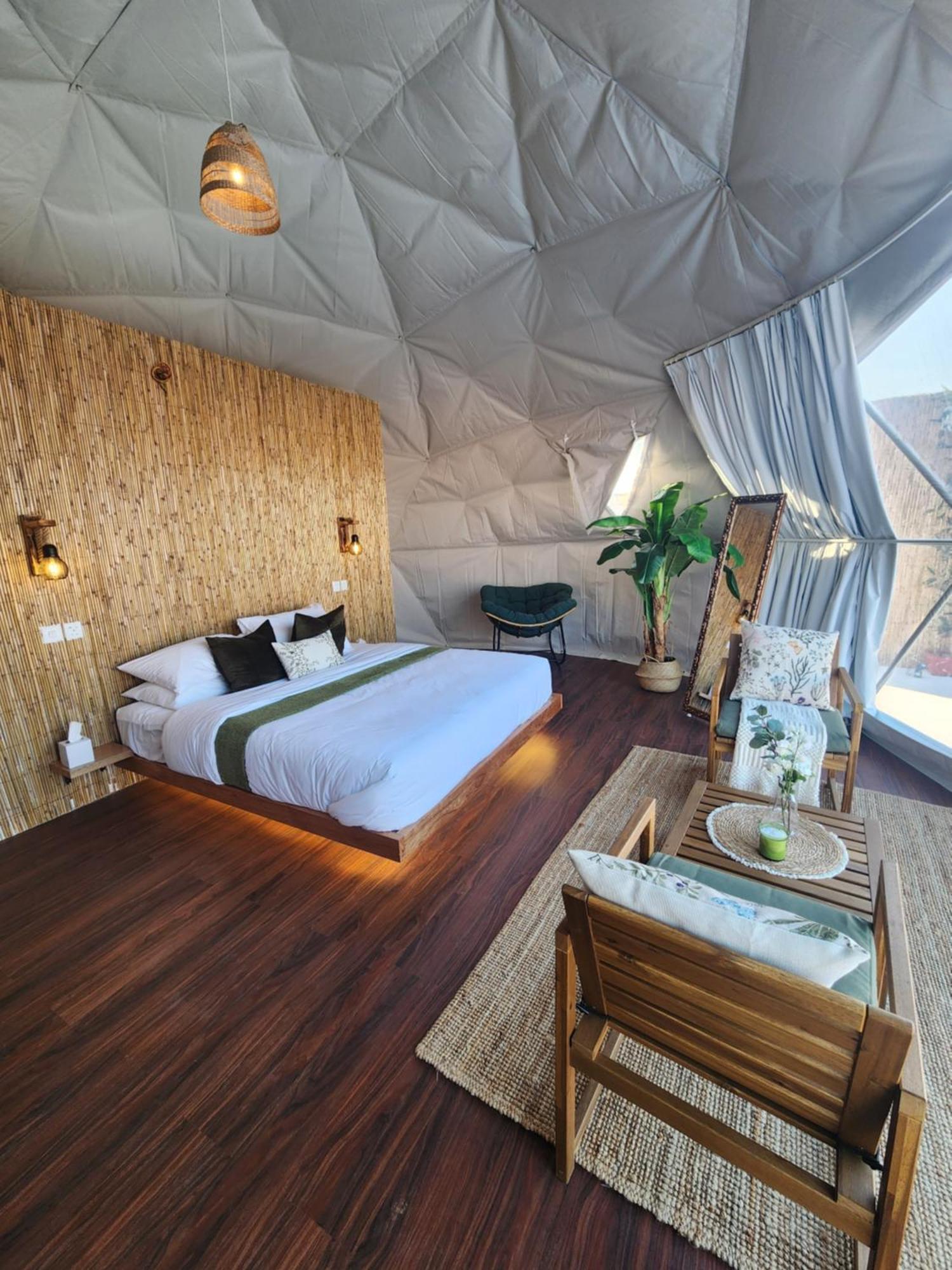 Bubbles Domes Private Cmp Hotell Al Wāşil Eksteriør bilde