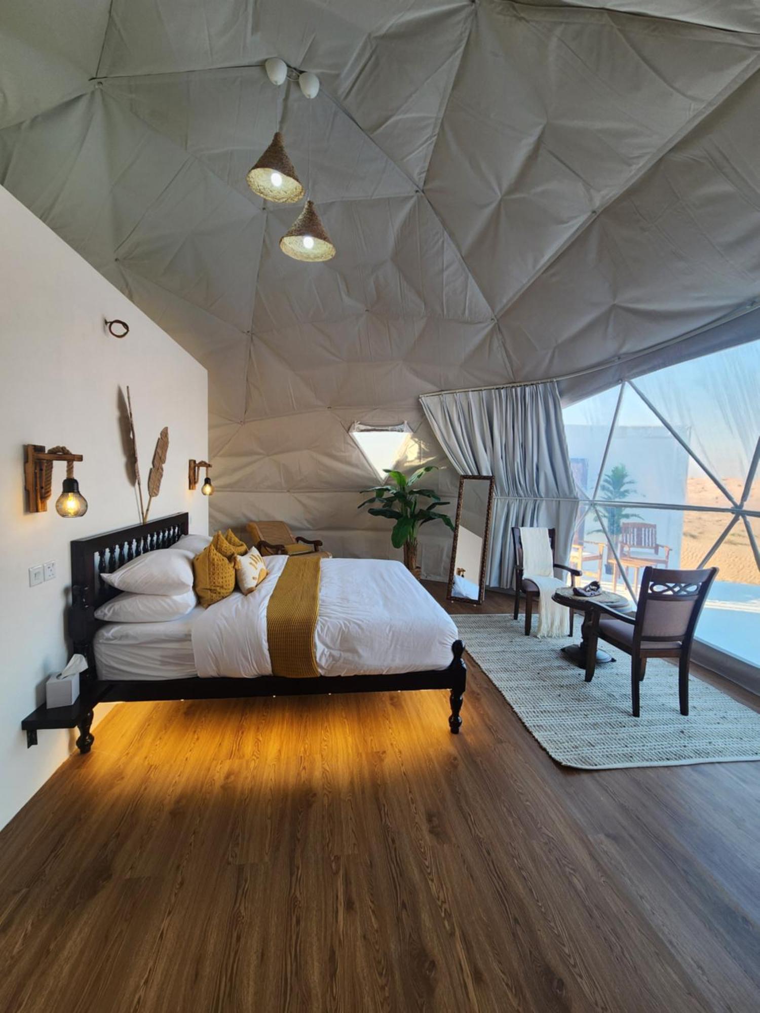 Bubbles Domes Private Cmp Hotell Al Wāşil Rom bilde