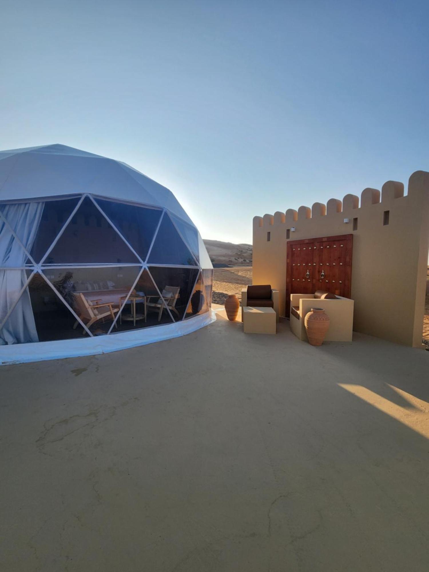 Bubbles Domes Private Cmp Hotell Al Wāşil Rom bilde