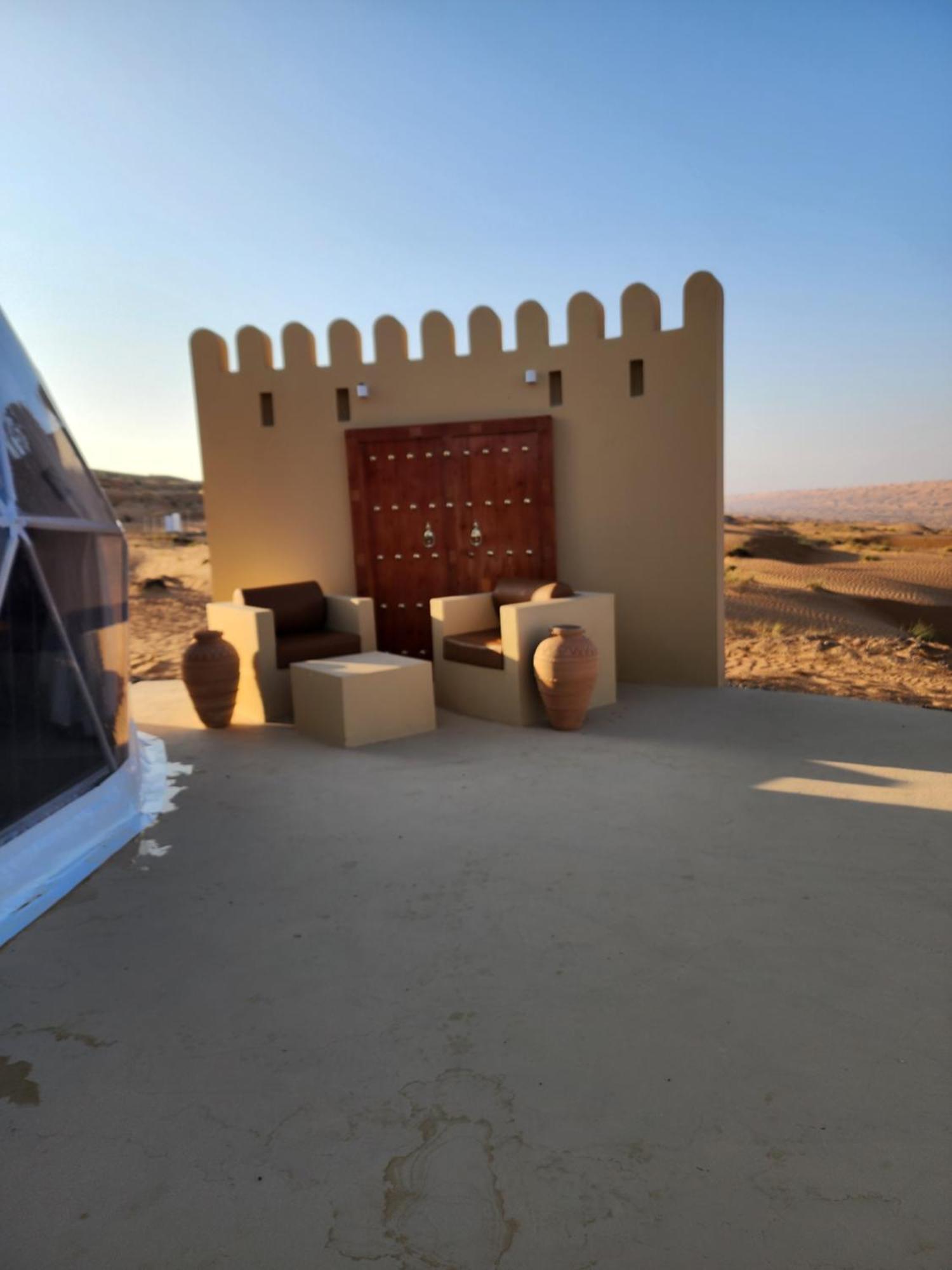 Bubbles Domes Private Cmp Hotell Al Wāşil Rom bilde