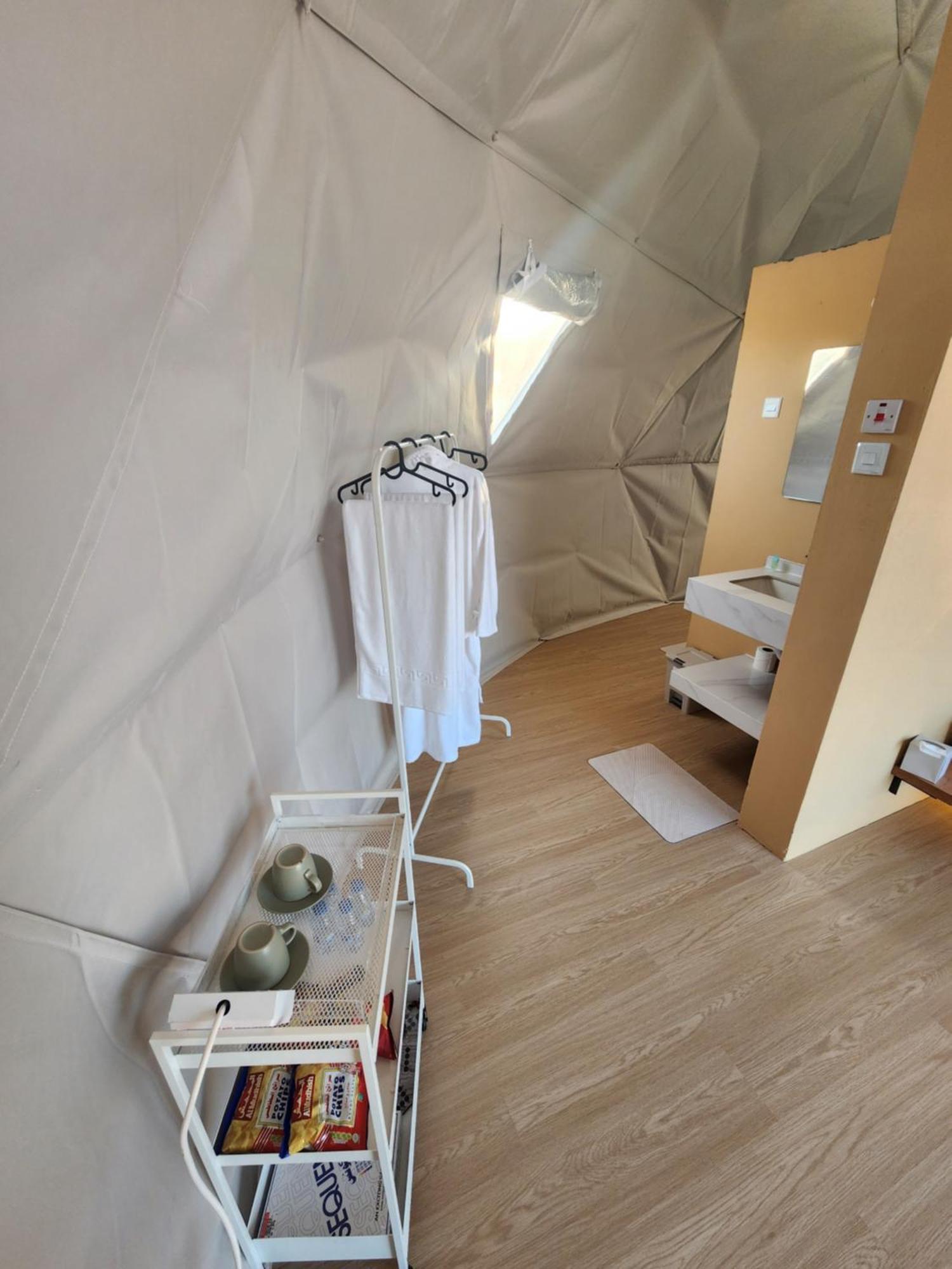 Bubbles Domes Private Cmp Hotell Al Wāşil Rom bilde