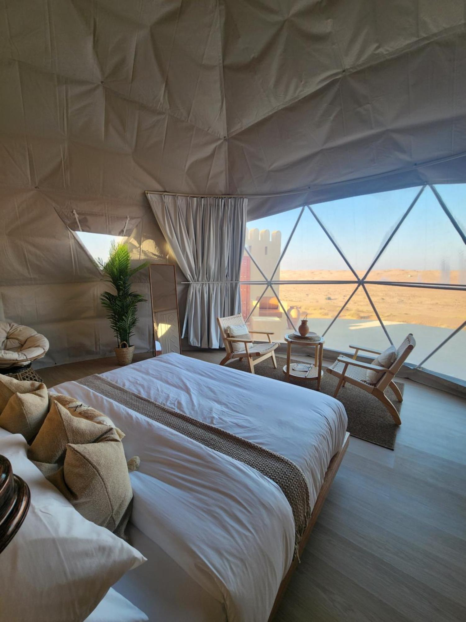 Bubbles Domes Private Cmp Hotell Al Wāşil Rom bilde