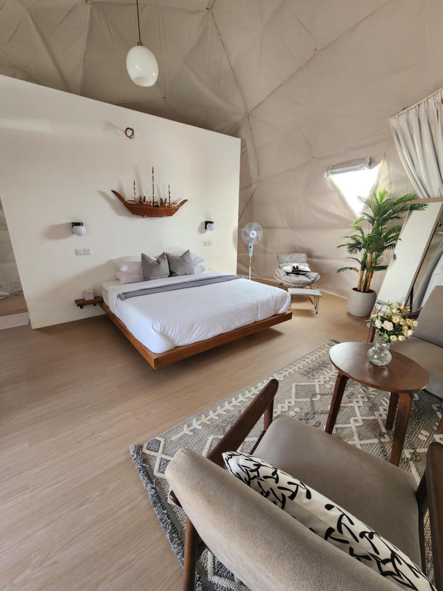 Bubbles Domes Private Cmp Hotell Al Wāşil Rom bilde