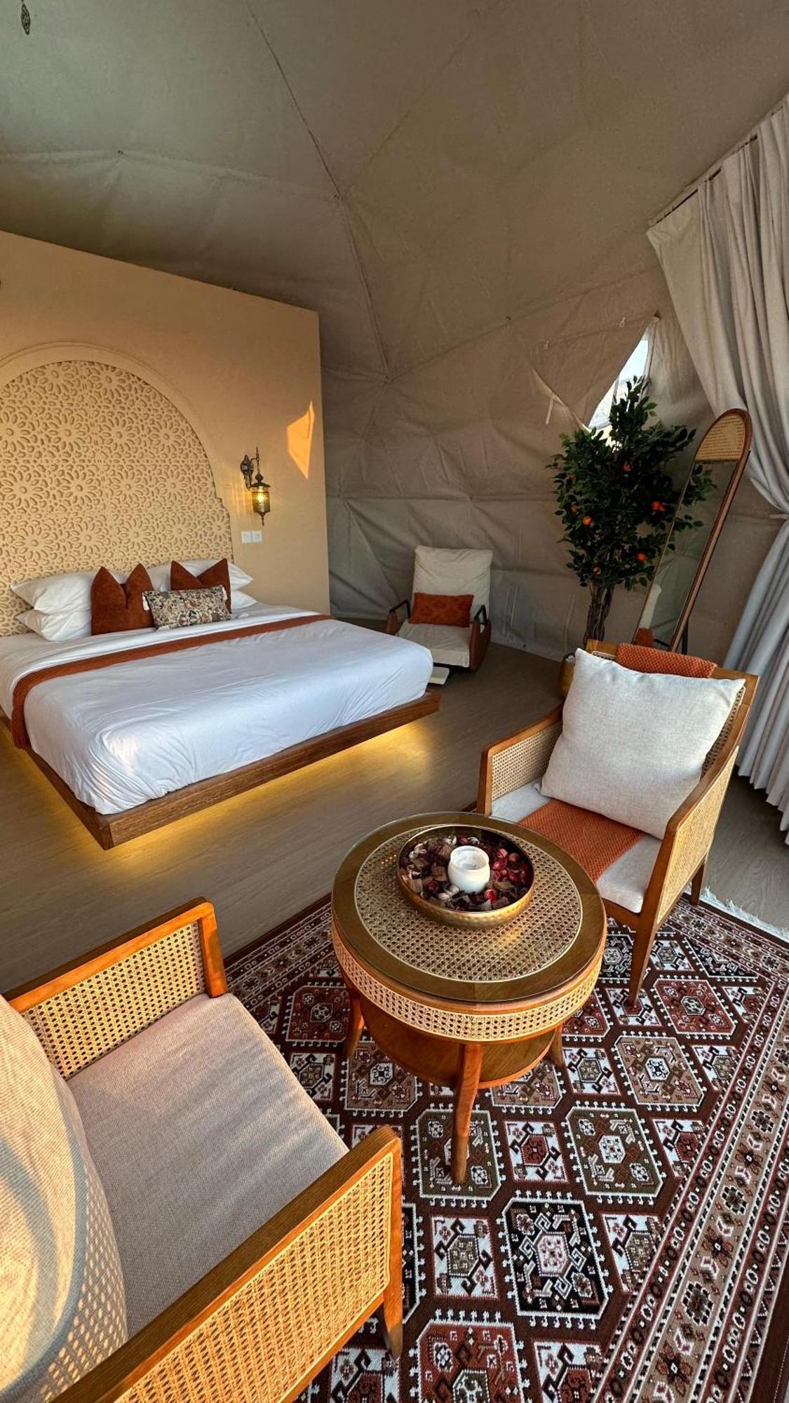 Bubbles Domes Private Cmp Hotell Al Wāşil Eksteriør bilde