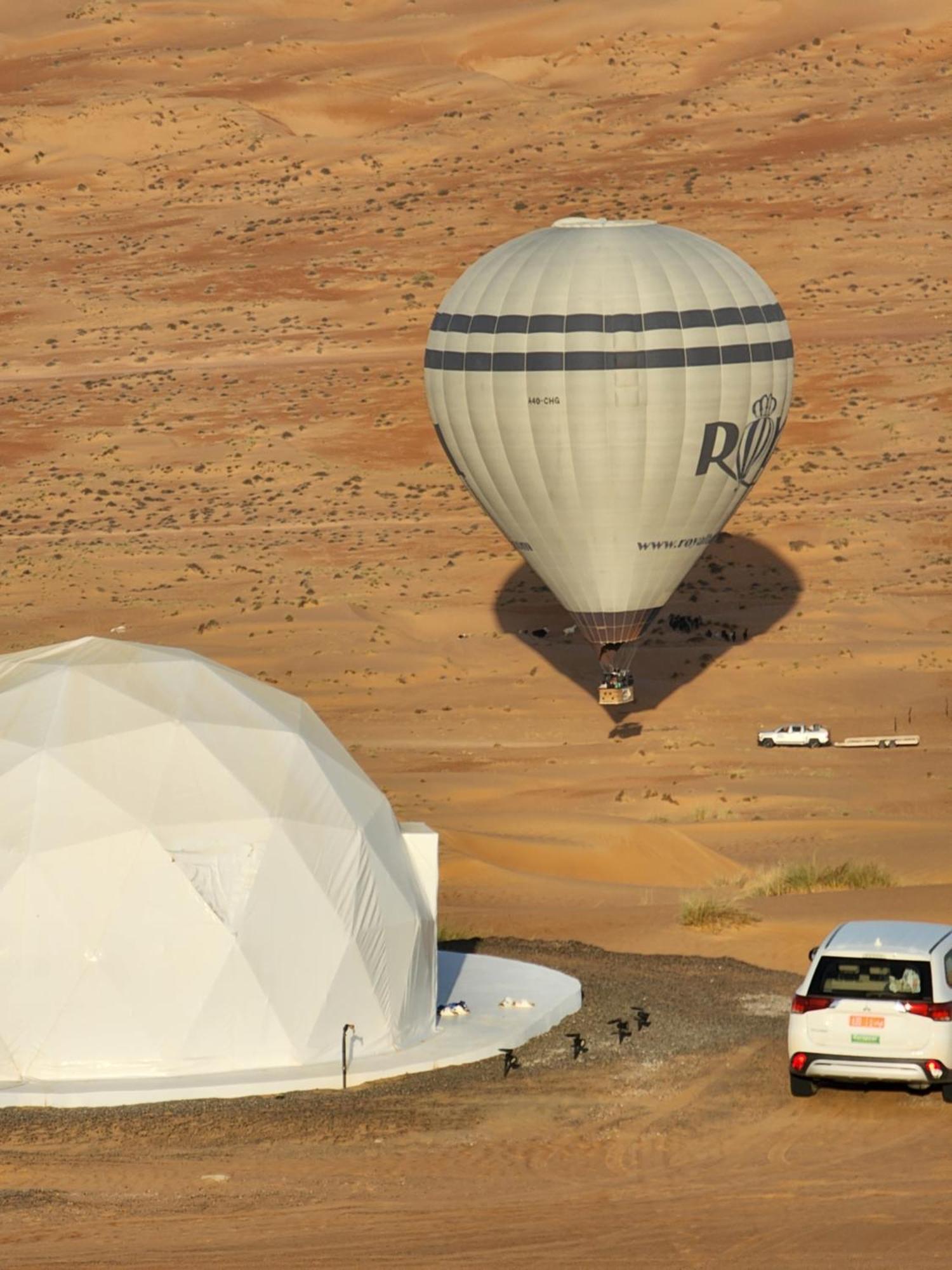 Bubbles Domes Private Cmp Hotell Al Wāşil Eksteriør bilde
